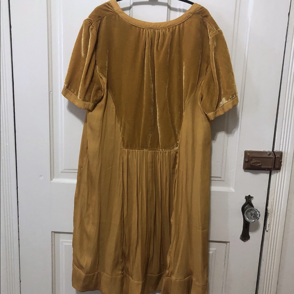 Anthropologie Maeve Ingrid Velvet Tunic Dress - L - Picture 5 of 6
